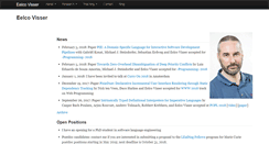Desktop Screenshot of eelcovisser.org