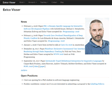 Tablet Screenshot of eelcovisser.org